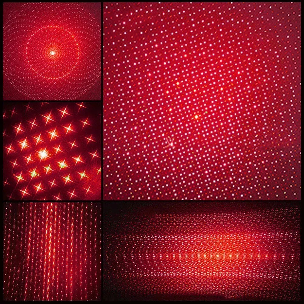 Laser Pointer Rechargeable Red Multipurpose Torch Set