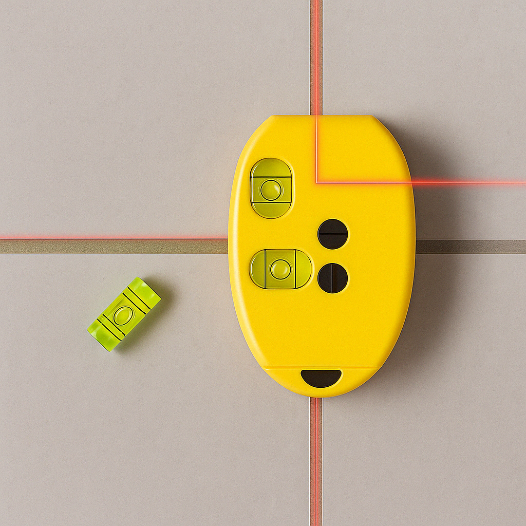 Laser Level Tool with Precision 90° Angle