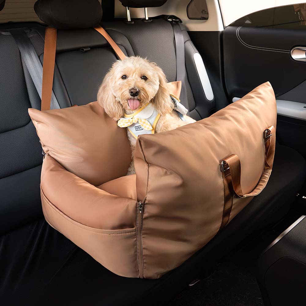 Dog Car Seat Waterproof Travel Bed for Pets