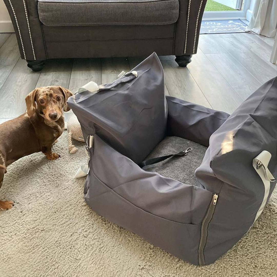 Dog Car Seat Waterproof Travel Bed for Pets