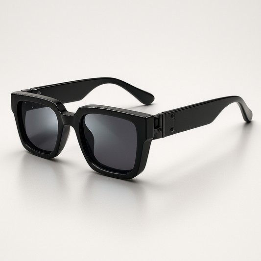 Black Square UV Protection Sunglasses